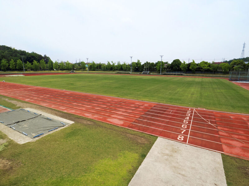 総社北公園陸上競技場（受付窓口 設置）